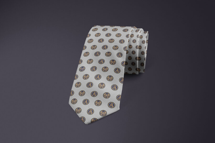 Alpha - Omega Prestige Tie - Grey - Image 2