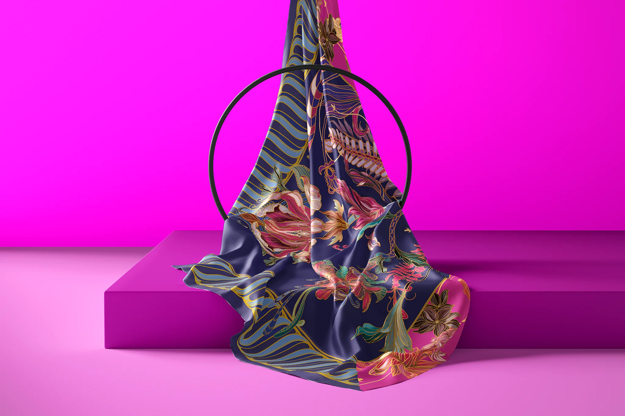 Maximal Bloom - Navy 3 Maximal Bloom - Navy - Image 3