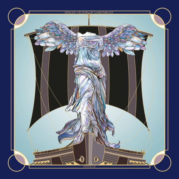 Victory of Samothrace - Blue