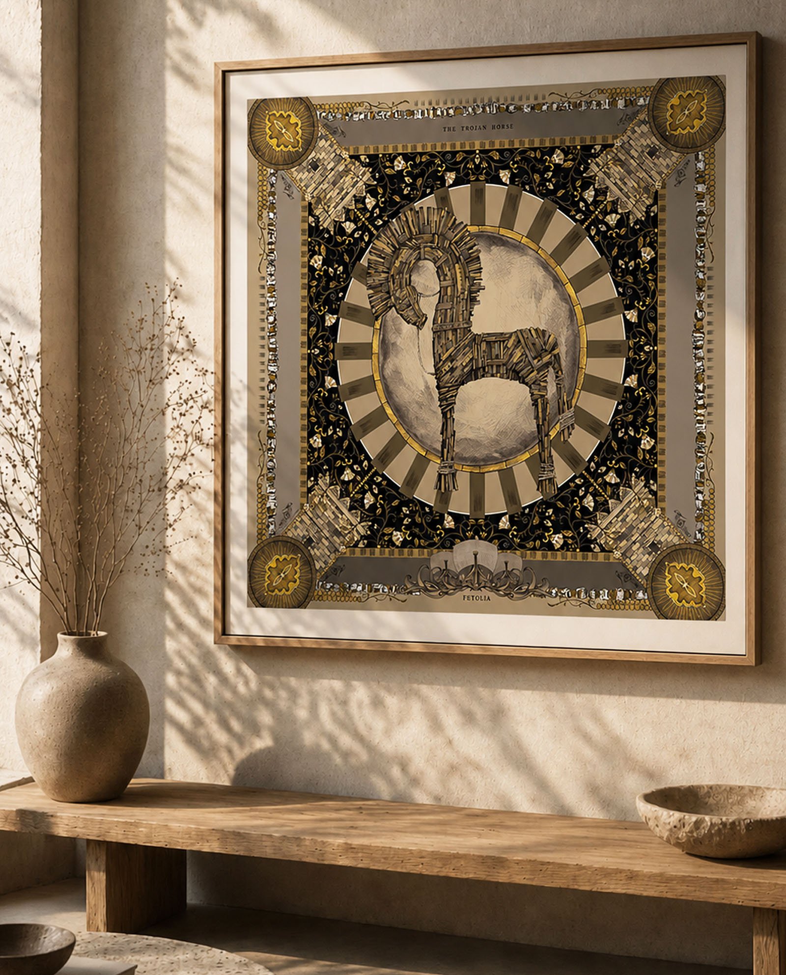 framed doureios
